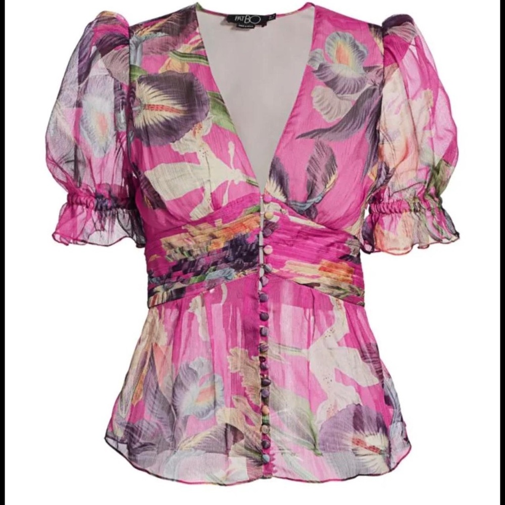 Patbo Floral Pink Top